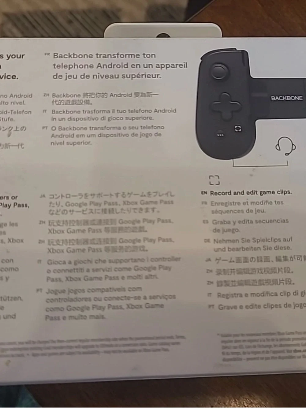 New Backbone Mobile Gaming Controller
